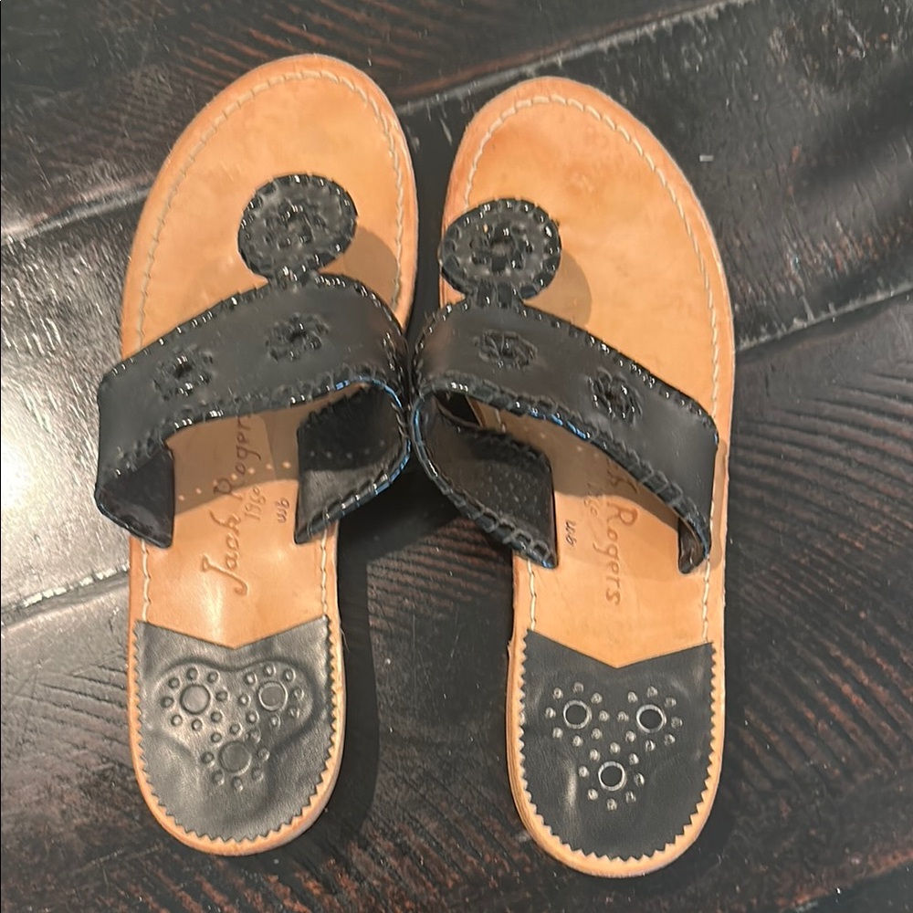 Classic Jack Rogers Sandals in Black